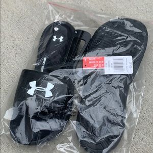 Men’s Under Armor Slides, Brand New